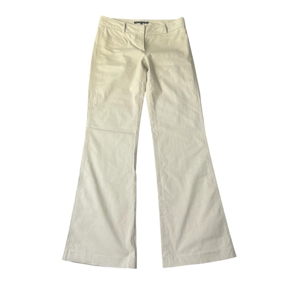 Theory Khaki Flare pants